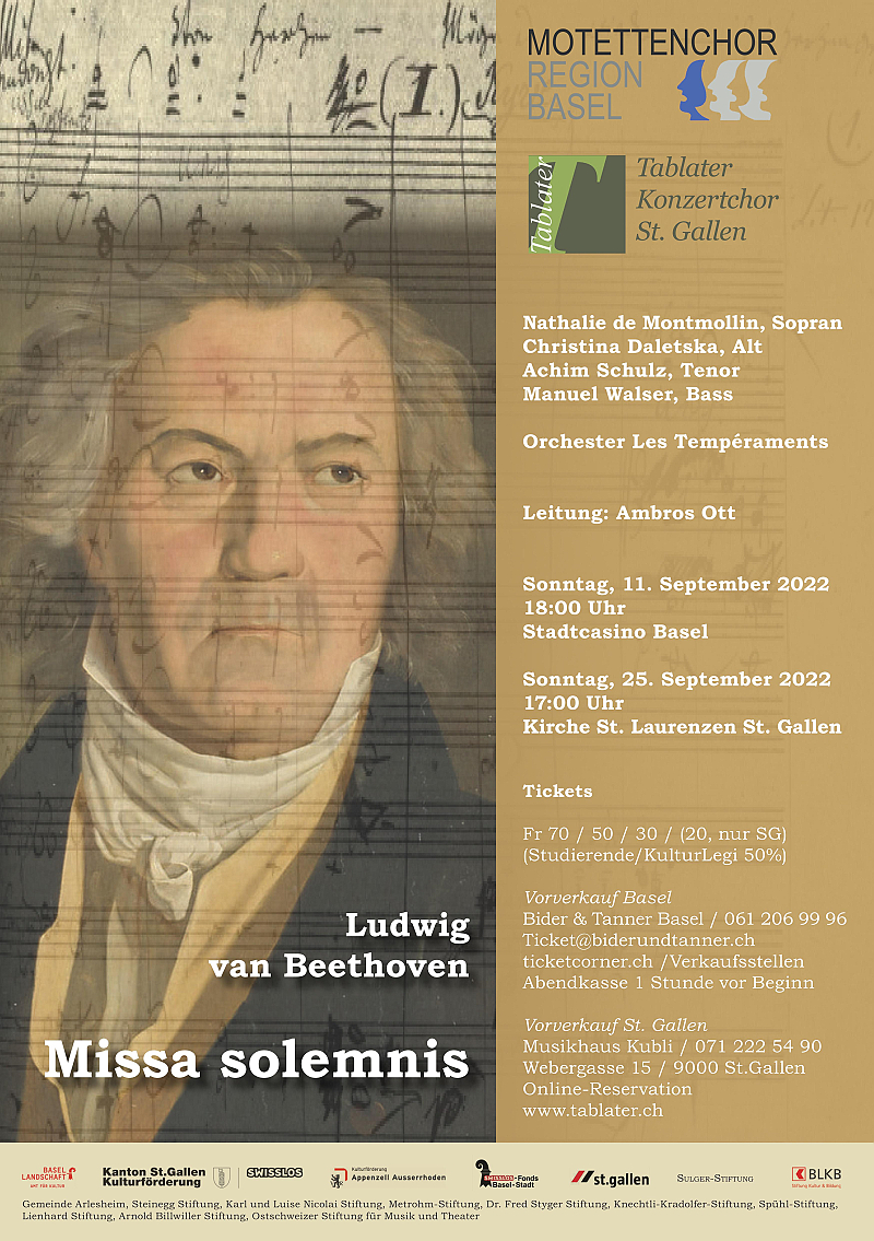 Plakat Missa solemnis