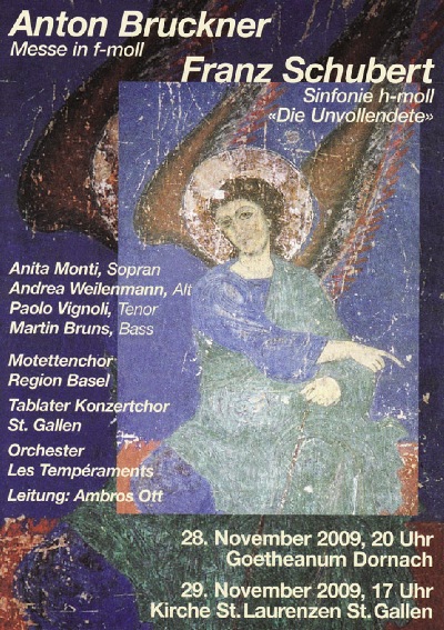 Plakat Bruckner + Schubert