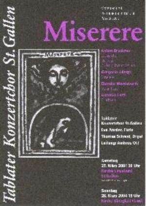 Plakat Miserere